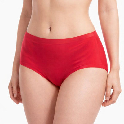 Damen Slips Eis Seide nahtlos Slips Komfort Unterwäsche weich glatt 3/6er Pack