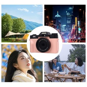 Caméra sans miroir avec 6K HD Enregistrement pour les passionnés de photographie ABS