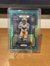 2023 Panini Prizm Rookies Dontayvion Wicks #333 Hyper Prizm /175 (RC)