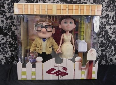Disney Parks 2024 Pixar Up 15th Anniversary Ellie Carl Limited Edition Doll Set