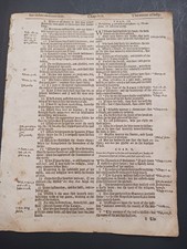 Original 1614 King James Bible Leaf	136	Proverbes 8:9 to 11:27a