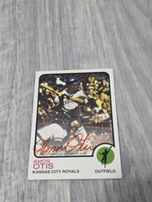 2022 Topps Heritage Real One Auto Amos Otis #ROA-AO Red Ink # 52/73 - C70