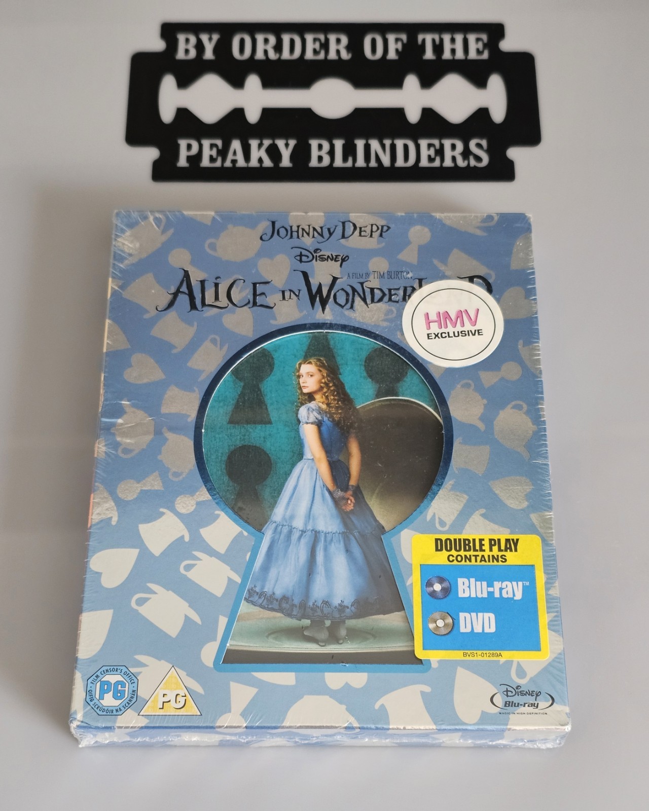 ALICE IN WONDERLAND BLU-RAY + DVD HMV EXCLUSIVE