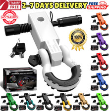 Heavy Duty 2 Trailer Shackle Hitch Receiver Tow Hook 34 D-ring Recovery Kit Heavy Duty 2 Trailer Shackle Hitch Receiver Tow Hook 34 D-ring Recovery Kit