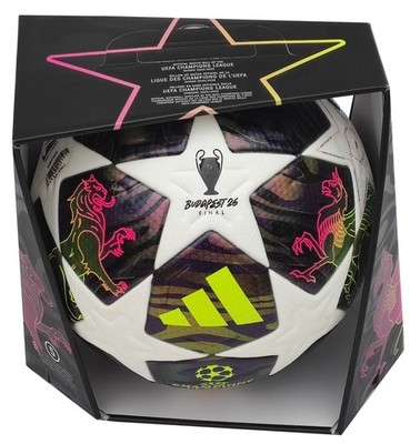Original Adidas Finale Budapest 26 PRO Matchball UEFA Champions League 2026 BOX