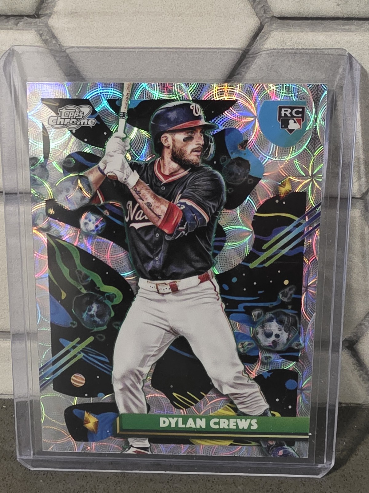 2025 Topps Cosmic Chrome - Dylan Crews #194 Nucleus Refractor (RC)