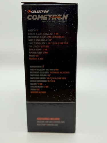 Cometron 7x50 Bincoulars -Beginner Astronomy Binoculars - Large 50mm Objects NEW - Picture 5 of 13
