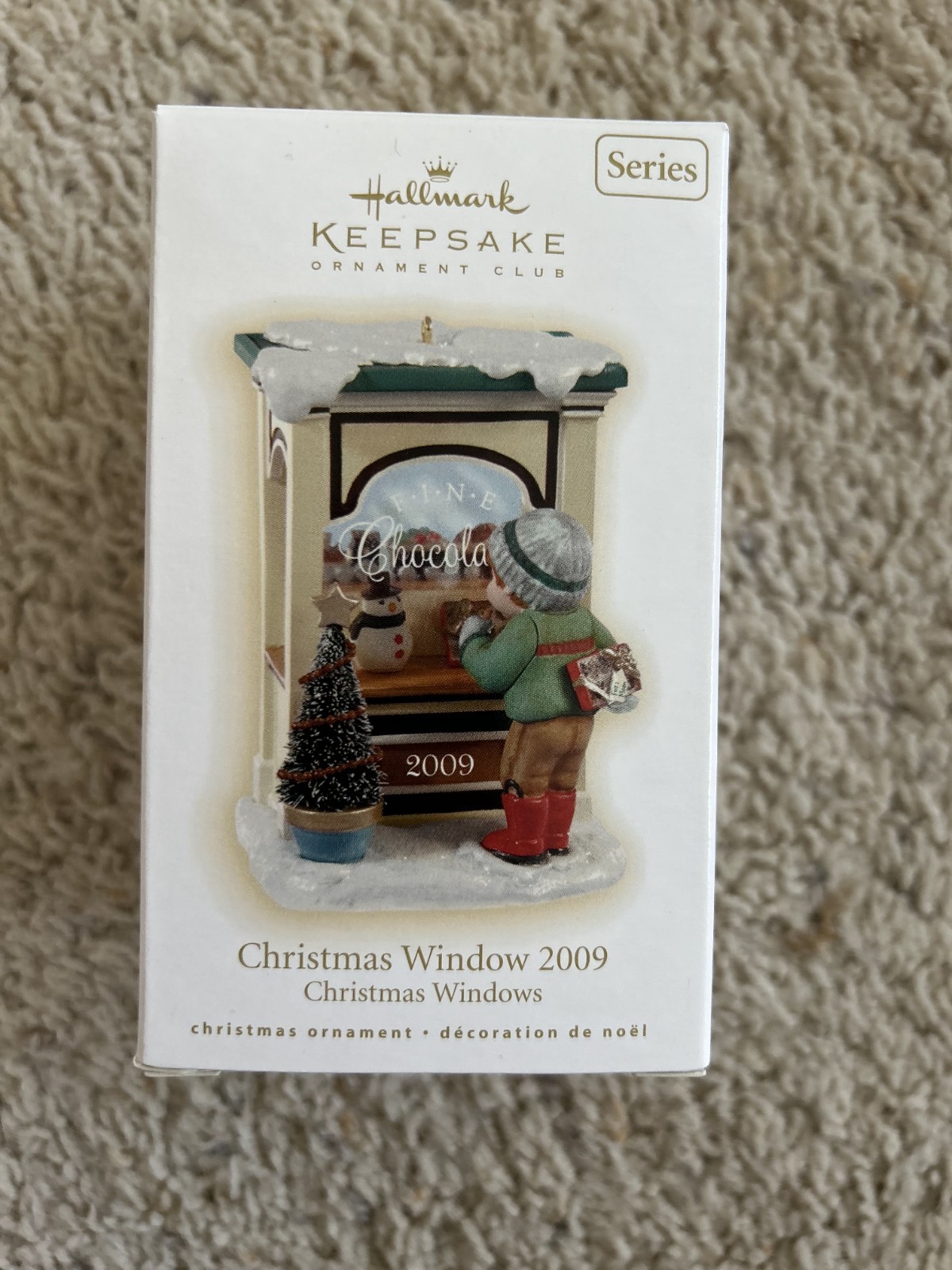Hallmark Keepsake 2009 Christmas Window Chocolate Shop 7th Series Ornament