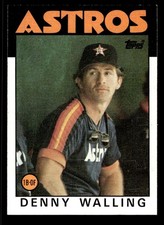 1986 Topps #504 Denny Walling Houston Astros