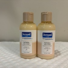 Dermasil Oatmeal Milk Toner Set of 2 with colloidal oatmeal and snow mushroom