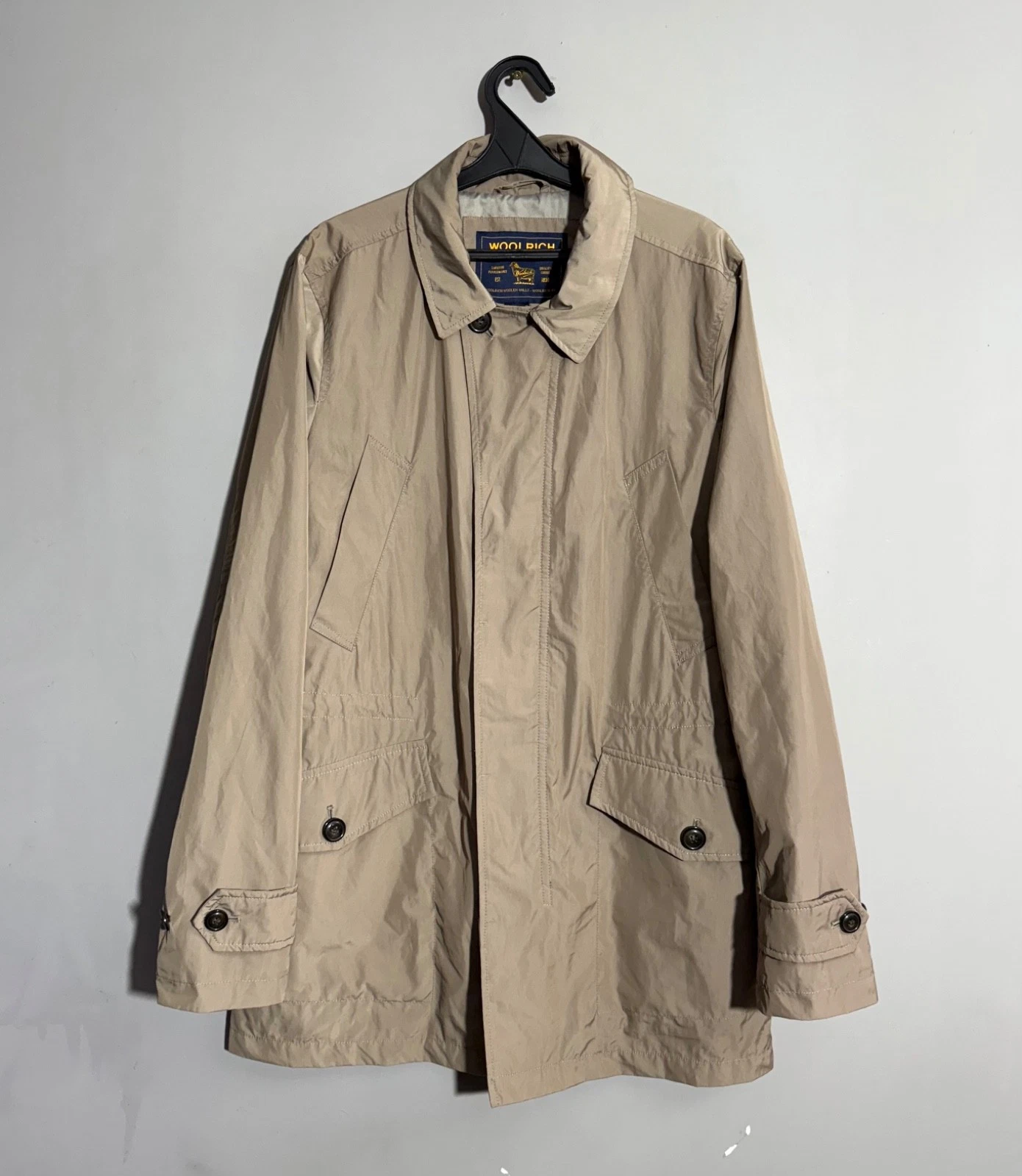Woolrich Nylon Beige Light Jacket