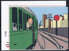 [G41.816] Belgium Railway 2007 Tintin Rare numbered Sheet MNH VF $230