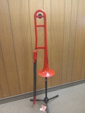 Jiggs pBone Plastic Trombone serial PR18050001 - Red
