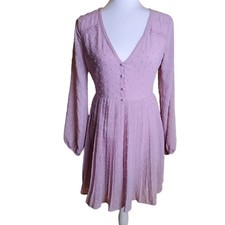 Lulu's Poetic Love Swiss Dot Dress Size XS