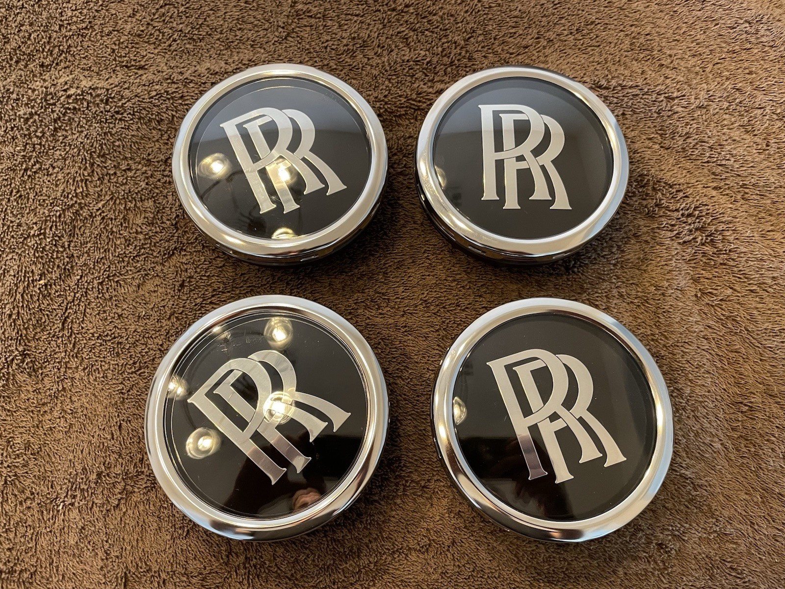 Genuine Rolls Royce Floating Wheel Centers