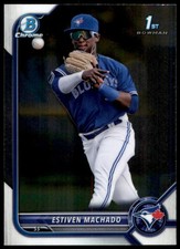 2022 BOWMAN CHROME ESTIVEN MACHADO BCP-12 MINT 1ST RC BASEBALL TORONTO BLUE JAYS