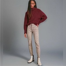 Anthropologie Pilcro High Rise Flocked Jeans 30 NWT