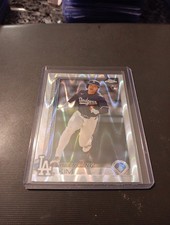 2025 Topps Chrome Baseball Hyeseong Kim RC Ray Wave Refractor - Dodgers
