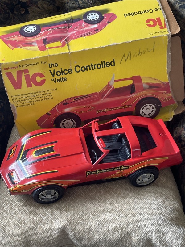 Vintage You Drive It Vic the Voice Controlled Vette 1979 Not Operating
