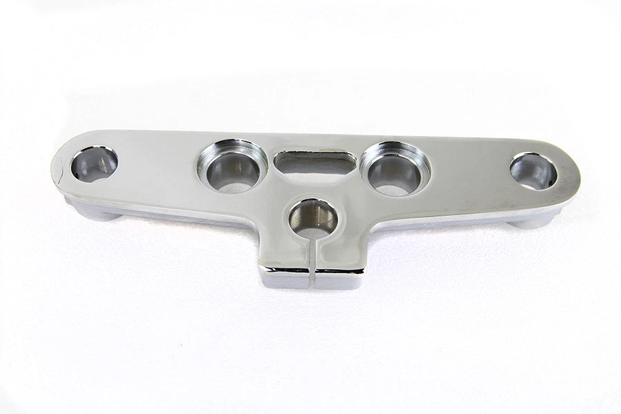 Chrome Upper Triple Tree 适合 Harley Davidson — 第 3/4 张图片
