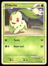 2010 Pokemon Chikorita Common HeartGold & SoulSilver 59/123 DMG on eBay