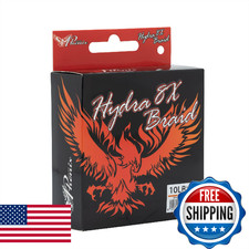 Phenix Rods X8 PE Orange Braid Line - 20 LBS, 350 YDS (320M)