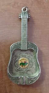 Vintage Tennessee Guitar Shaped Ashtray Keychain - TN