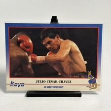 Julio Cesar Chavez 1991 Kayo Cards 216 NM Card Boxing Champ