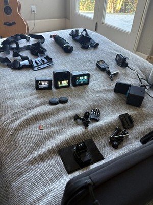 GoPro Bundle: HERO 9 Black + MAX 360 + HERO 4 | 3 SD Cards, Remotes & Mounts