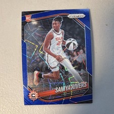 2025 Panini Prizm WNBA Saniya Rivers Blue Prizm Rookie Connecticut Sun #131