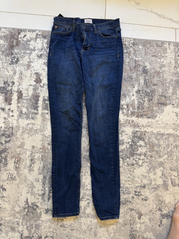 Women’s Hudson Jeans Blair Super Skinny Dark Blue Denim 28 Never Worn nwot 