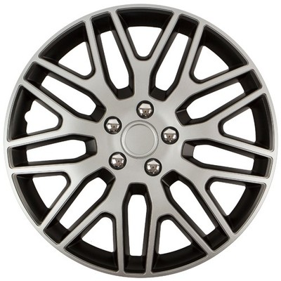 Radkappen Radzierblenden EINZELN (1Stück) 17 Zoll Dakar NC silber-schwarz Z44971