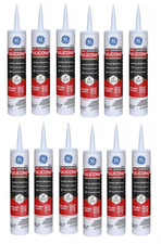 GE Supreme Clear Supreme Silicone Kitchen  Bath Caulk Sealant 10.1oz, 12 PACK