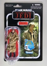 Star Wars Han Solo Figure Endor Trench Coat Vintage Collection VC62 2011