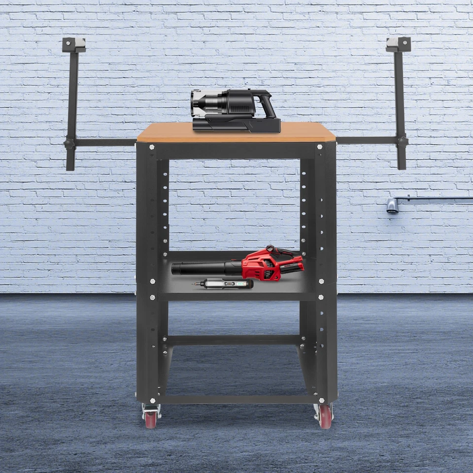 Soporte para cepilladora rodante 550 libras capacidad de carga soporte para herramientas altura ajustable con ruedas Foto 2 de 4