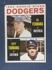 1964 Topps #337 (Al Ferrara / Jeff Torborg) Dodgers POOR