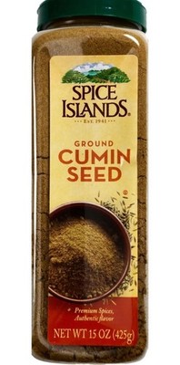 New Spice Islands Ground Cumin Seed Herb - Premium Authentic Flavor, 15 Ounce