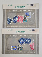 Honor-Bilt Algeria Stamps - 2 Packs of Approvals - 11 Total Stamps