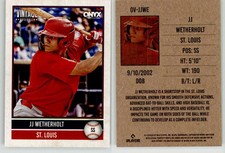 JJ Wetherholt 2026 ONYX Vintage Baseball OV-JJWE Cardinals
