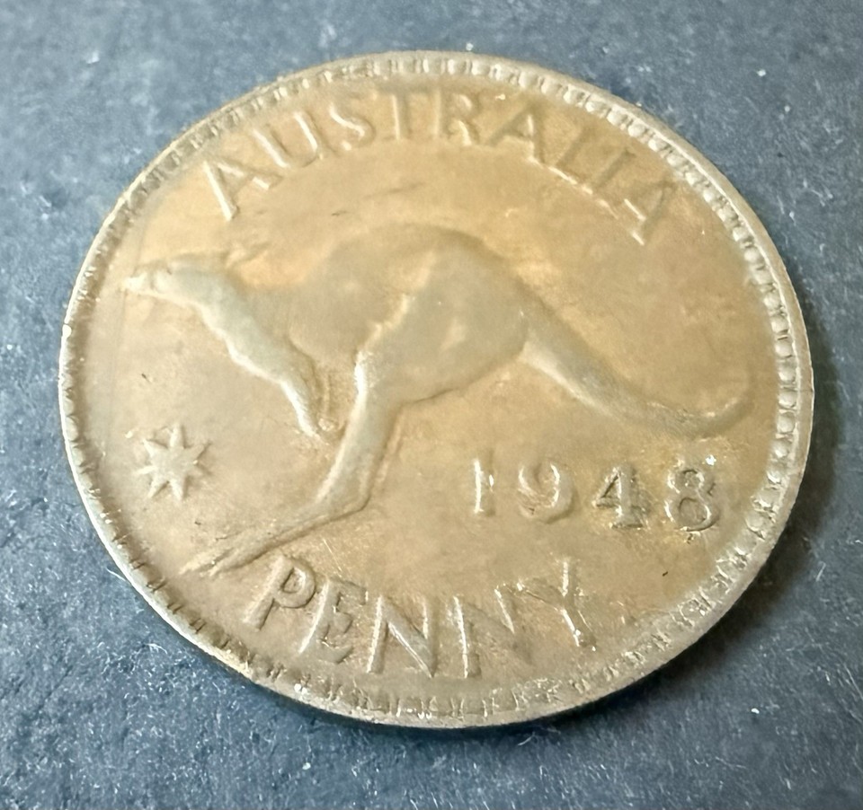 1948 Penny Dot Y Perth Mint Australian PreDecimal Coin Ungraded (Lot — free download
