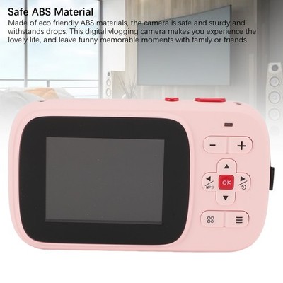 72MP Digital Camera Dual Screen Front 2.4in Color Display Rear 1.54in Displ EJNR