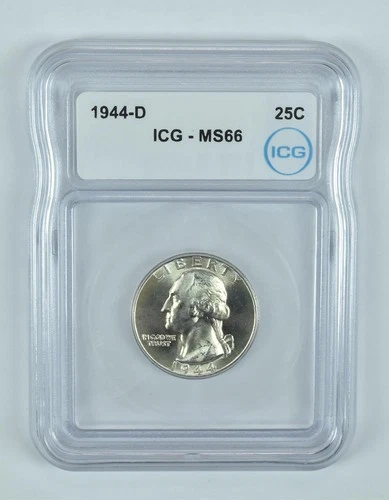 1944-D Washington Quarter MS66 ICG *9485