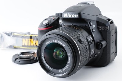 Nikon D5300 24.2MP DSLR Camera 18-55mm VR II [S/C 24 TOP MINT] From JAPAN #258