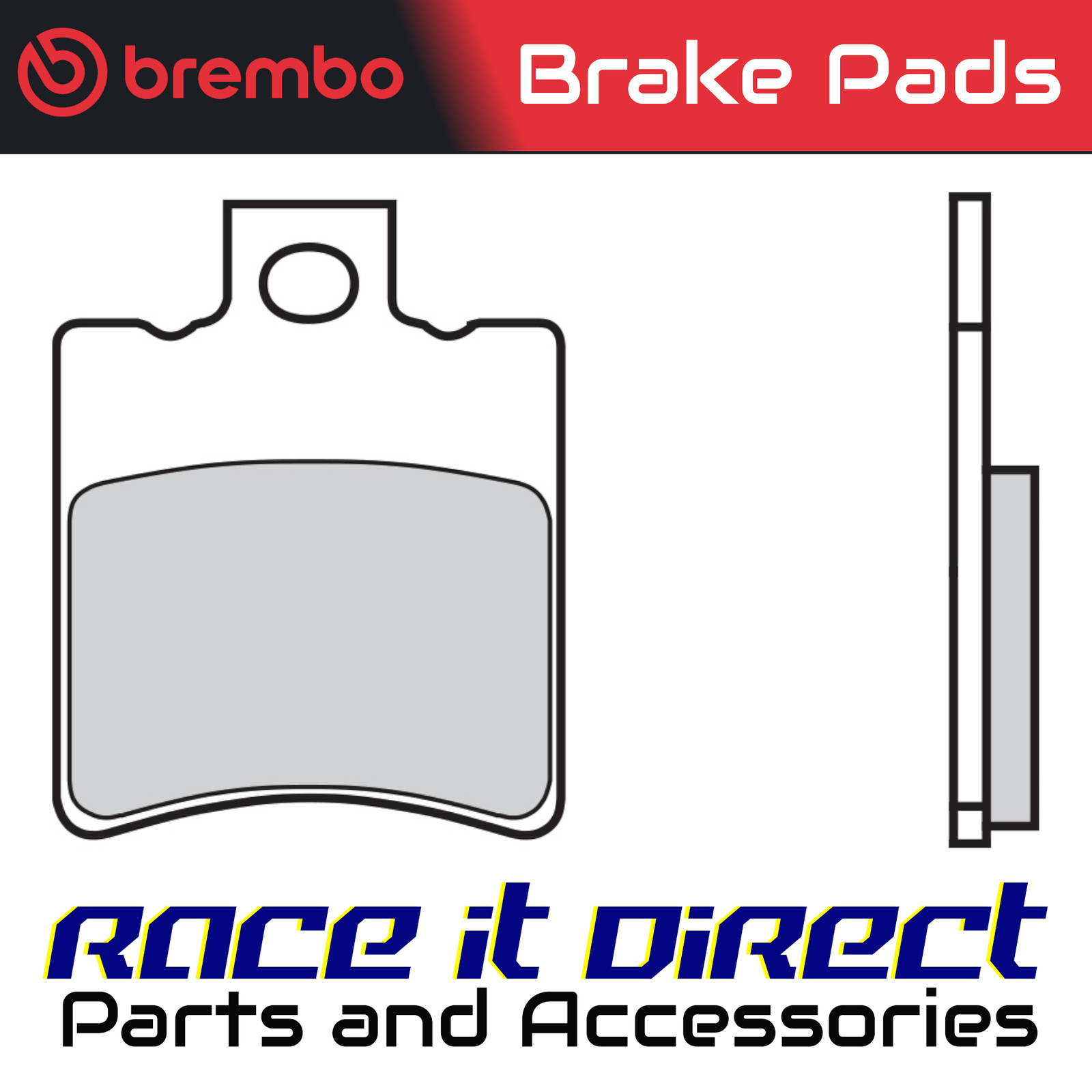 Brake Pads front Fit Piaggio TPH 80 Typhoon 94-96 Brembo Scooter Rear Organic - Image 5