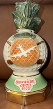 VINTAGE 1973 JIM BEAM UNITED AIRLINES HAWAIIAN OPEN DECANTER