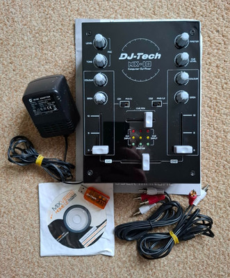 DJ Tech X10 Mix Control Computer DJ Mixer