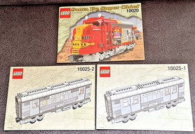 LEGO 10020 10022 10025 SANTA FE + WAGONS - 6 X GENUINE INSTRUCTIONS 👍