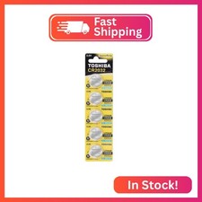 Toshiba Cr2032 3V Lithium Coin Cell Battery, Pack of 5