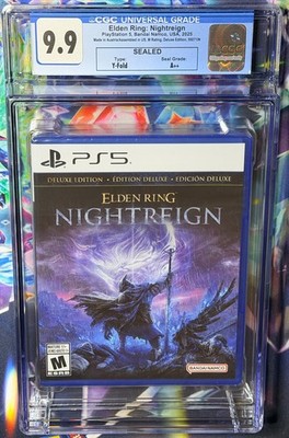 2025 PS5 ELDEN RING NIGHTREIGN 1st Print Bandai Namco USA CGC Grade 9.9 A++ Seal