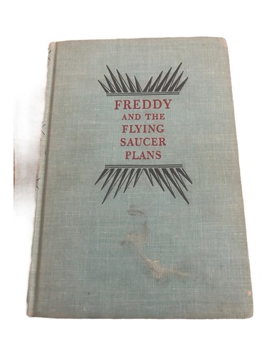 Vtg Walter R Brooks Freddy and the Flying Saucer Plans HC 2nd Ed 1958
